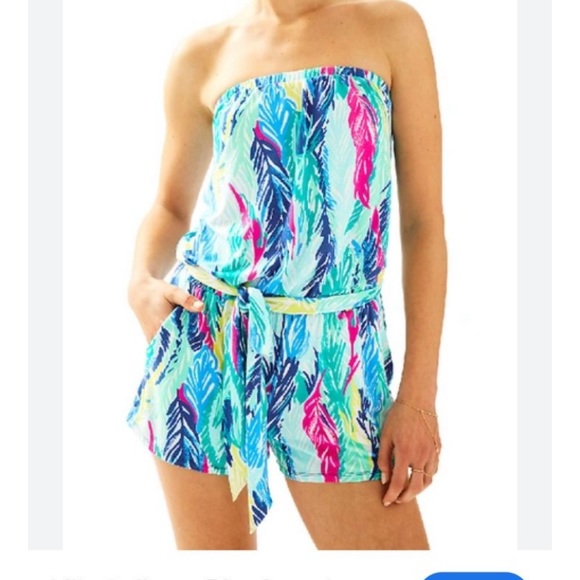 Lilly Pulitzer Other - Lilly Pulitzer xsmall romper missing tie